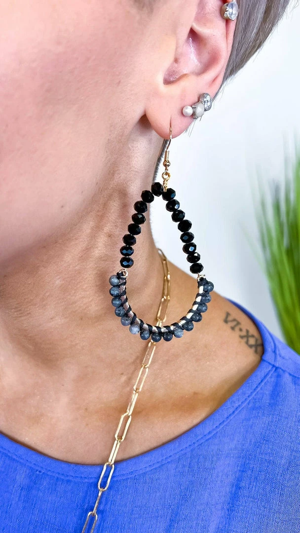 Your Fashion Wholesale ACCESSORIES Black Blaire Earrings