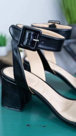 Chinese Laundry Black Blest Heels