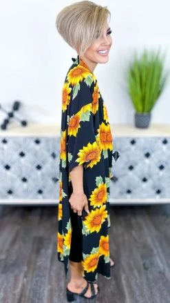 Your Fashion Wholesale Black Brighter Side Cardigan [NO RETURNS]