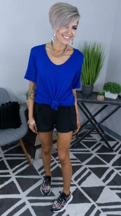 The ZigZag Stripe Black Campus Crush Shorts [NO RETURNS]