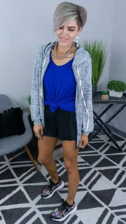 The ZigZag Stripe Black Campus Crush Shorts [NO RETURNS]