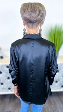 The ZigZag Stripe Black Charmed Lifestyle Blazer