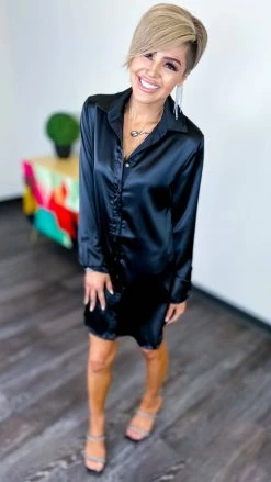 The ZigZag Stripe Black Cocktail Chats Tunic TOPS & TUNICS