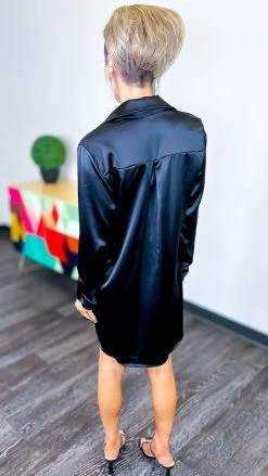 The ZigZag Stripe Black Cocktail Chats Tunic TOPS & TUNICS