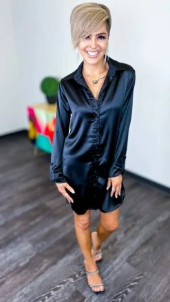 The ZigZag Stripe Black Cocktail Chats Tunic TOPS & TUNICS