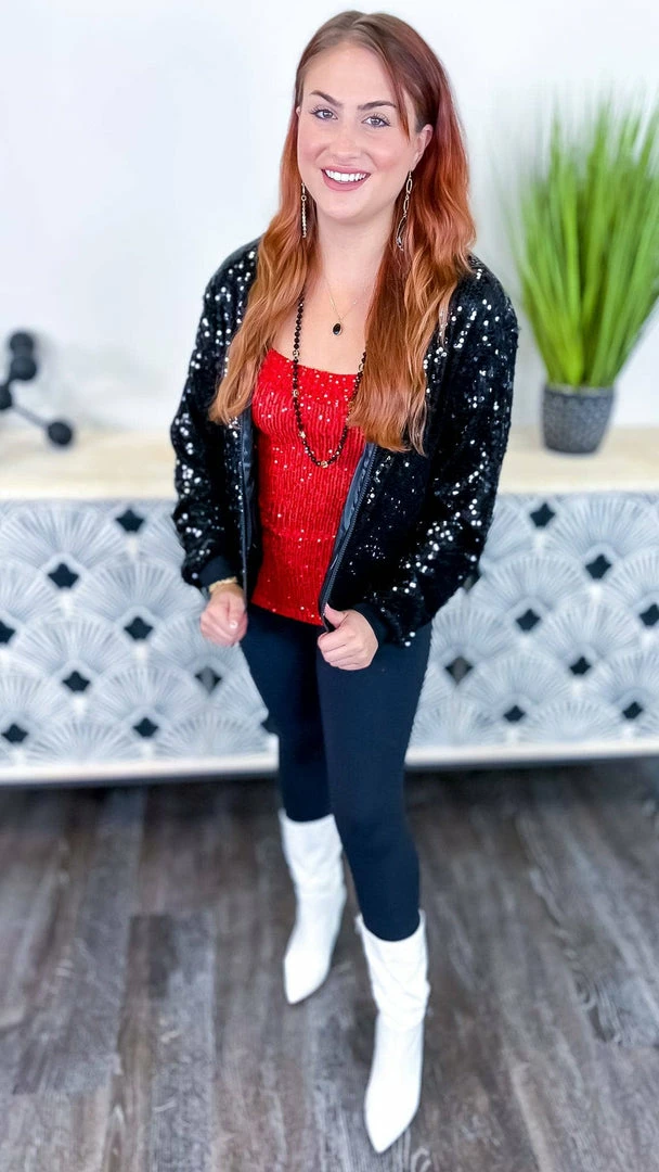 The ZigZag Stripe OUTERWEAR Black Concert Bomber Jacket