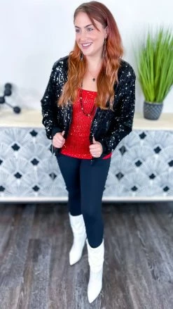 The ZigZag Stripe OUTERWEAR Black Concert Bomber Jacket