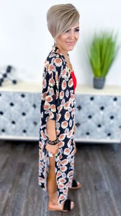 Your Fashion Wholesale OUTERWEAR Black Confident Demeanor Cardigan [NO RETURNS]