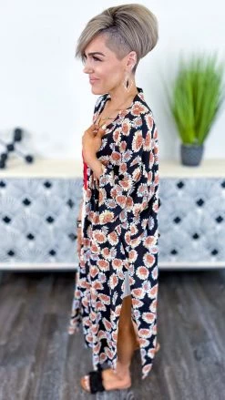 Your Fashion Wholesale OUTERWEAR Black Confident Demeanor Cardigan [NO RETURNS]