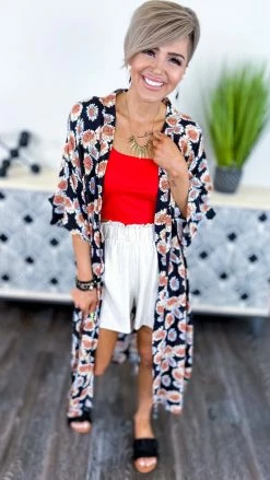 Your Fashion Wholesale OUTERWEAR Black Confident Demeanor Cardigan [NO RETURNS]