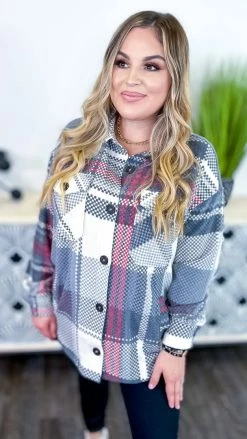 Zenana Shackets Black Cozy Hangout Shacket