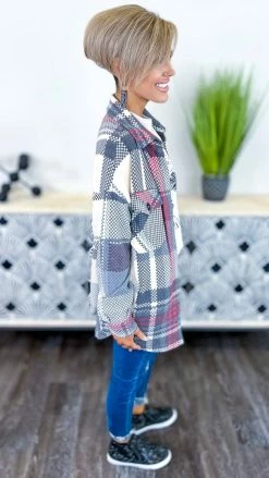 Zenana Shackets Black Cozy Hangout Shacket