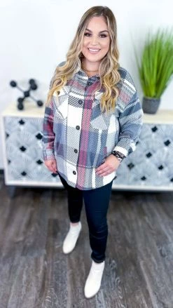 Zenana Shackets Black Cozy Hangout Shacket