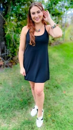 The ZigZag Stripe Black Cycle Queen Dress DRESSES