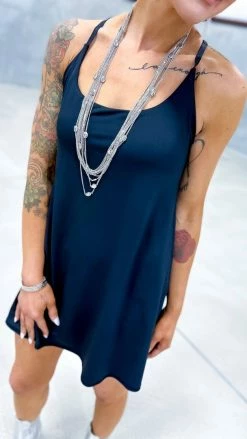 The ZigZag Stripe Black Cycle Queen Dress DRESSES