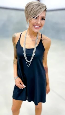 The ZigZag Stripe Black Cycle Queen Dress DRESSES