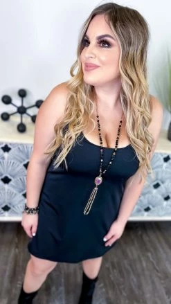 The ZigZag Stripe Black Cycle Queen Dress DRESSES