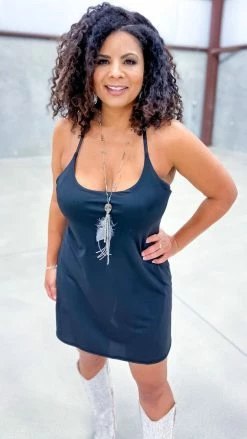 The ZigZag Stripe Black Cycle Queen Dress DRESSES