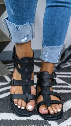 MIA Black Daxa Sandals