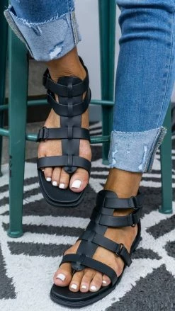 MIA Black Daxa Sandals