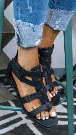 MIA Black Daxa Sandals