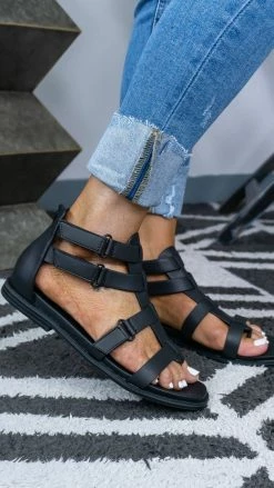 MIA Black Daxa Sandals