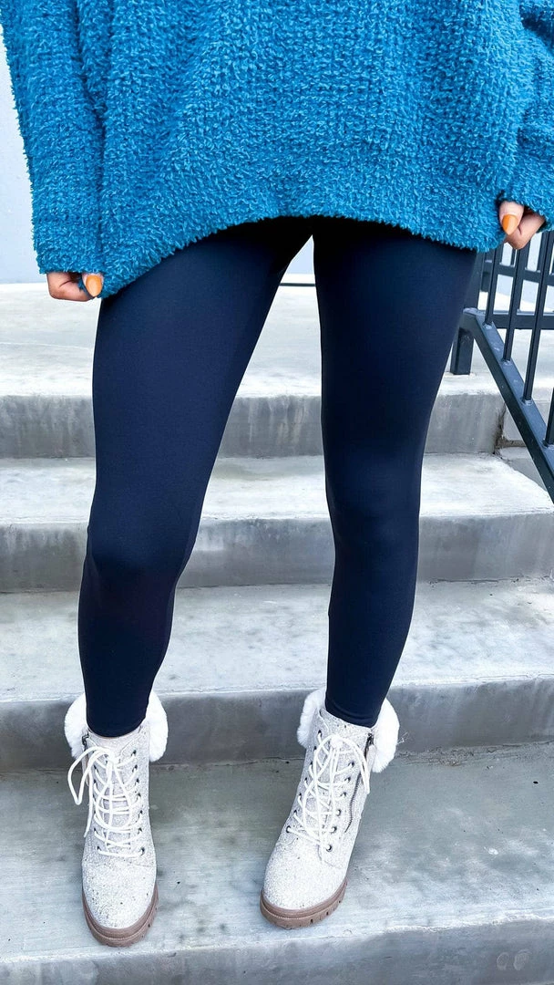 The ZigZag Stripe BOTTOMS Black Elite Leggings