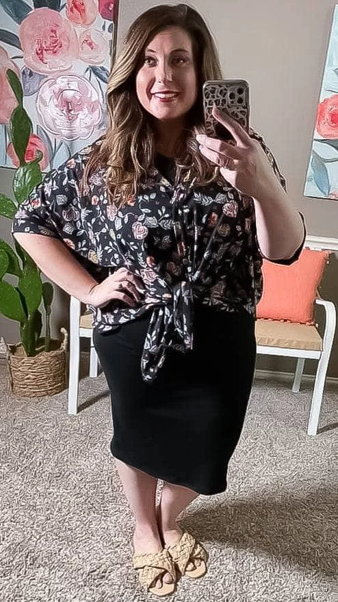 The ZigZag Stripe Black Embracing Us Dress DRESSES