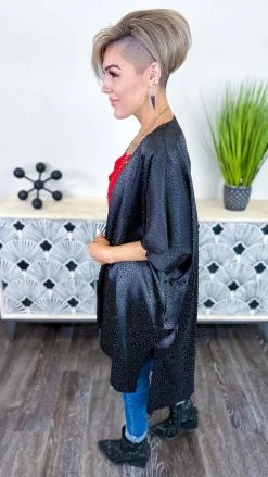 The ZigZag Stripe Black Endless Devotion Cardigan