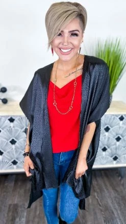 The ZigZag Stripe Black Endless Devotion Cardigan