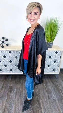 The ZigZag Stripe Black Endless Devotion Cardigan