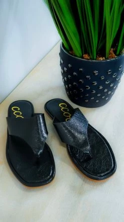 CCOCCI Black Ezar Sandals SHOES