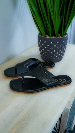 CCOCCI Black Ezar Sandals SHOES