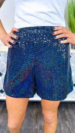 The ZigZag Stripe Black Flirty Impression Shorts BOTTOMS