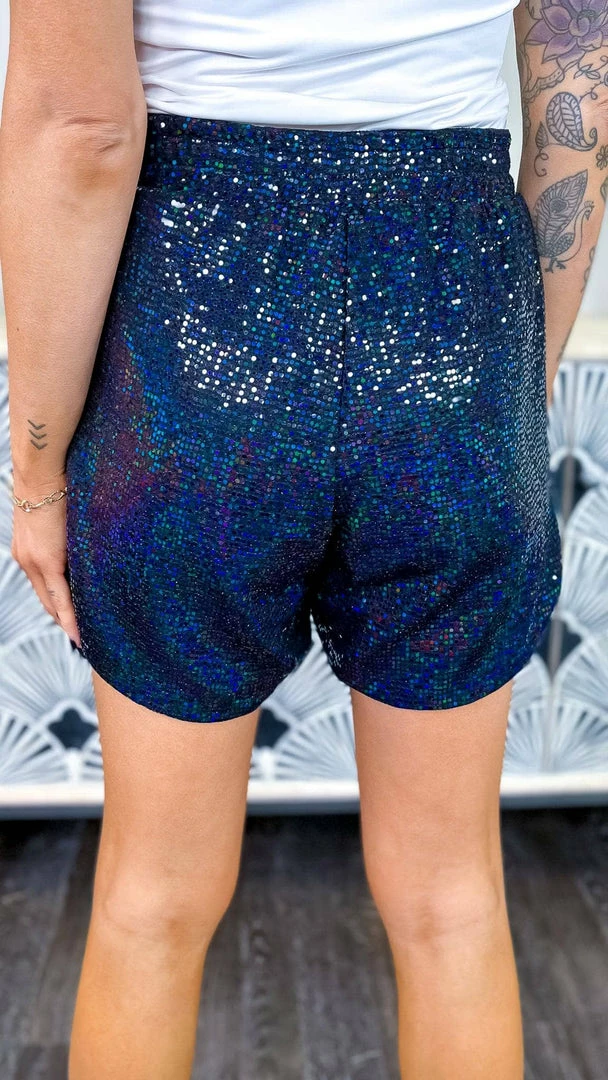 The ZigZag Stripe Black Flirty Impression Shorts BOTTOMS