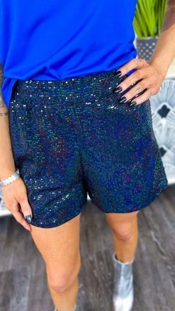 The ZigZag Stripe Black Flirty Impression Shorts BOTTOMS