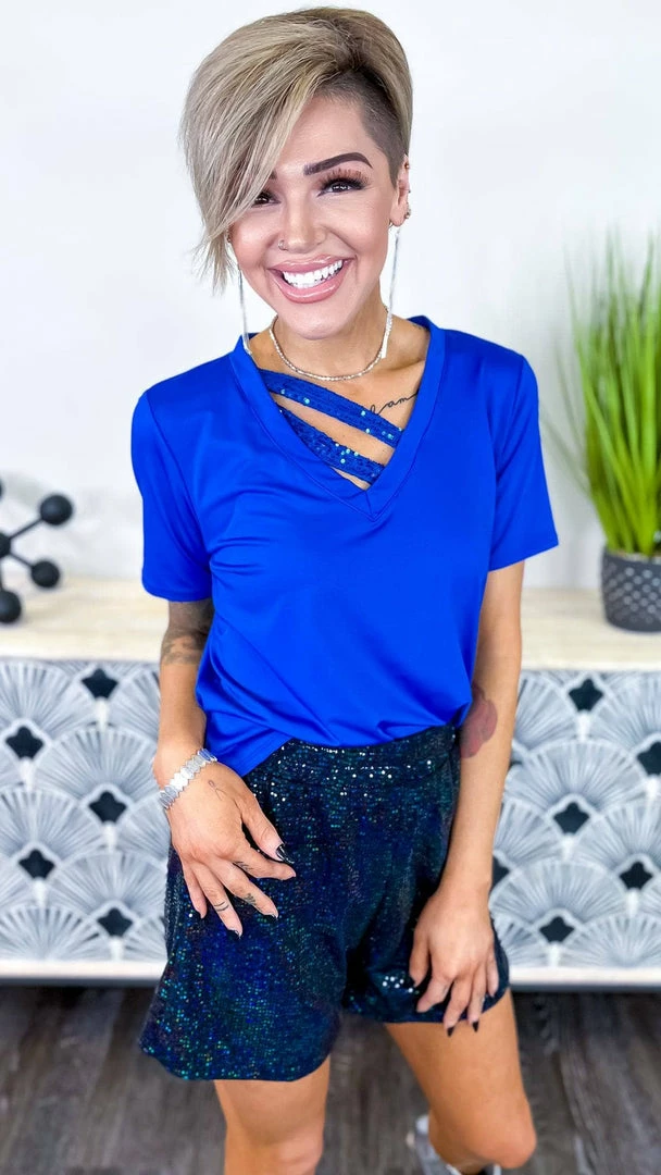 The ZigZag Stripe Black Flirty Impression Shorts BOTTOMS