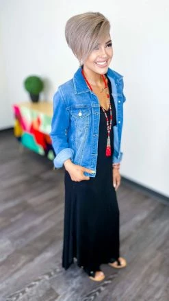 The ZigZag Stripe Black Flirty Thoughts Dress DRESSES