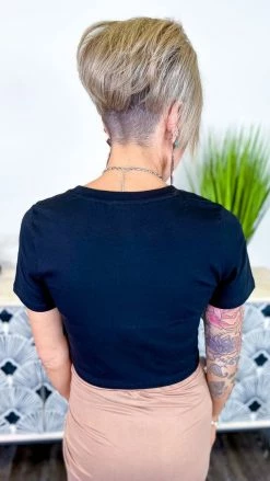 Zenana Black Friendly Retreat Top