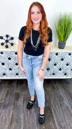 Zenana Black Friendly Retreat Top