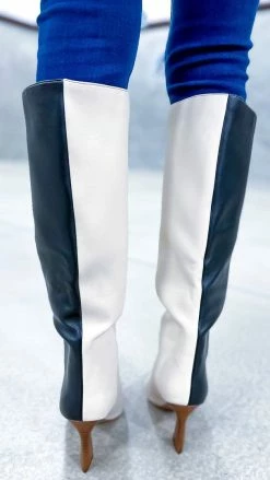 Chinese Laundry Black Fun Strut Boots