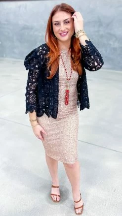 Origami Black Gentle Beauty Cardigan OUTERWEAR