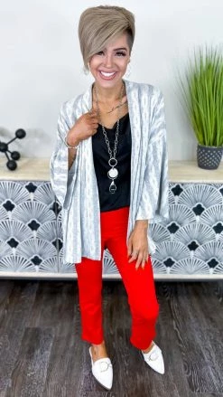 The ZigZag Stripe Black Glam Gal Tank TOPS & TUNICS