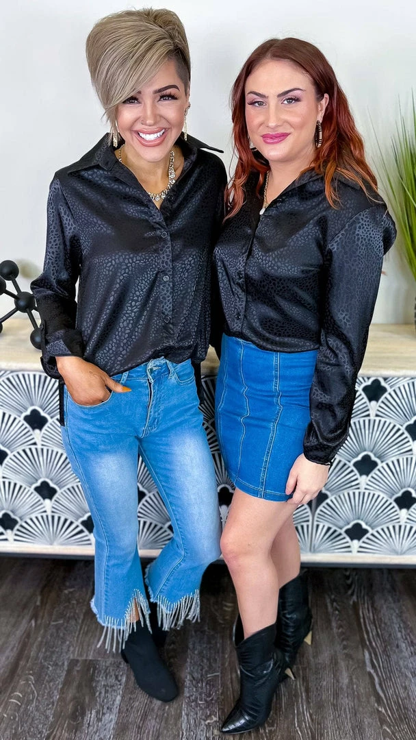 The ZigZag Stripe Black Good Business Top