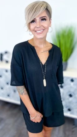 The ZigZag Stripe MATCHING SETS Black Gorgeous Dreamer Set