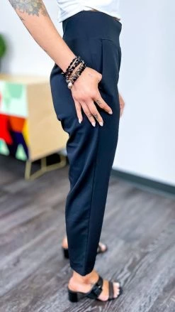 The ZigZag Stripe Black Higher Standards Pants BOTTOMS