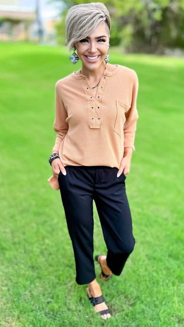 The ZigZag Stripe Black Higher Standards Pants BOTTOMS