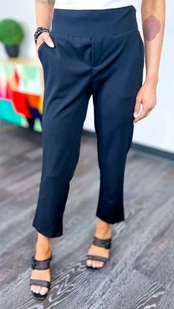 The ZigZag Stripe Black Higher Standards Pants BOTTOMS