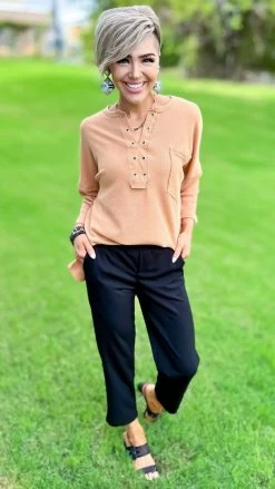 The ZigZag Stripe Black Higher Standards Pants BOTTOMS