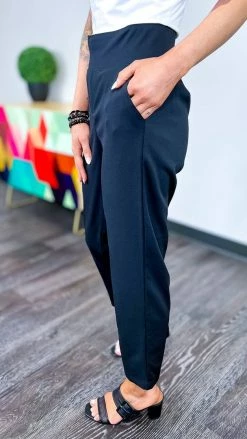 The ZigZag Stripe Black Higher Standards Pants BOTTOMS